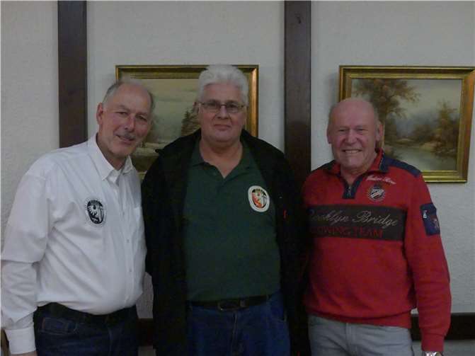 v.l. Hermann-Josef Doll/ 1. Vorsitzender, Thomas Müller / Schatzmeister, Jürgen Desch / 2. Vorsitzender.  Foto: Erwin Großgarten/AAC