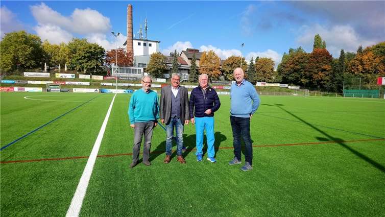 (v.l.) Hermann-Josef Ganser, Hans Peter Ammel, Bernd Krayer und Frank Post.  Foto: Stadt Mendig
