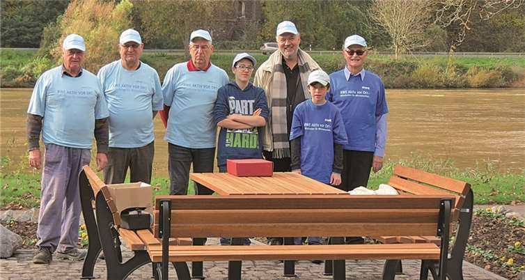 v.l. Hugo Arens, Bruno Sausen, Heinz Hafer, Peter Haase und Gerd Schmittgen. B.Fuhrmann