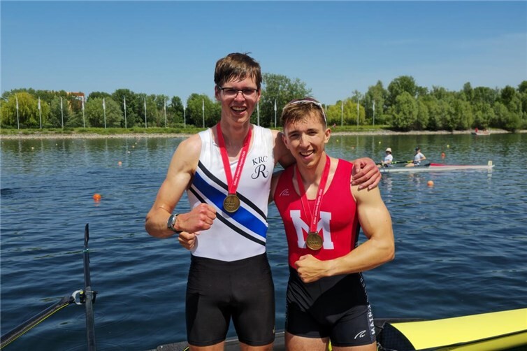v.l. Jakob Balczun und Felix Alexy bestätigen ihre gute Form erneut mit einem Sieg