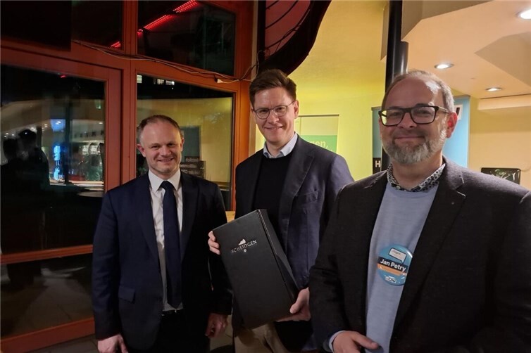 v.l. Jan Einig, Johannes Steiniger, Jan Petry