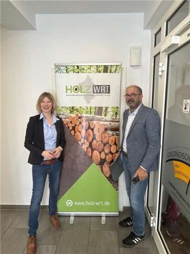 (v.l.) Jenny Groß und Peter Moskopp.  Foto: Marcel Willig