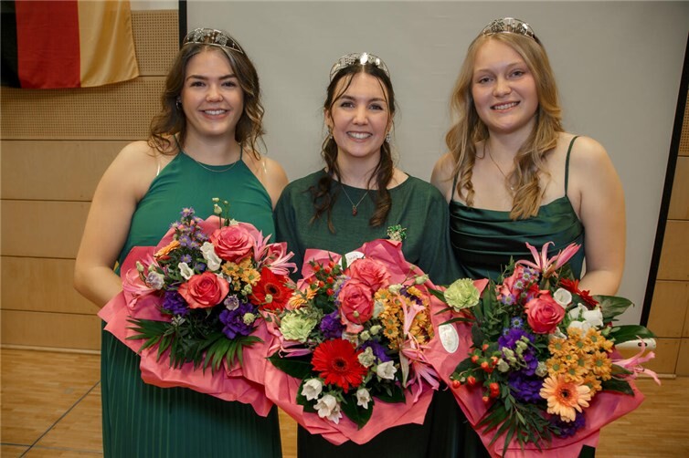 v.l. Jill Rüttgen, Janina Mehr, Anna Weinand.Foto: Fotostudio Eidens-Holl