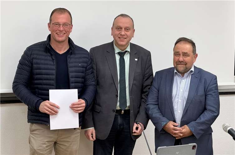 (v.l.) Jörg Lempertz, Johannes Bell und Alfred Schomisch. Foto: Andreas Loeb