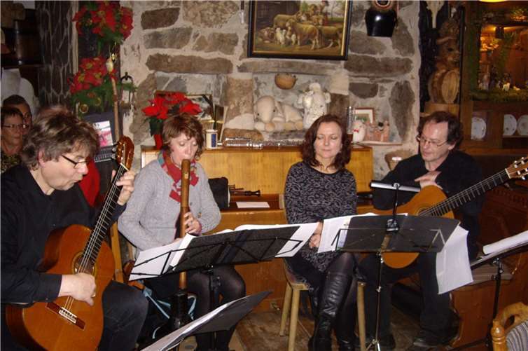 (v.l.) Johannes Morschhausen, Irmgard Morschhausen, Sylvia Mel-André und Johannes André.privat