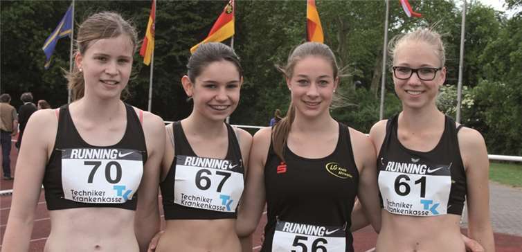 v.l.: Jolina Krämer, Noemi Mariosi, Vivian Ackermann, Lea Hens.privat
