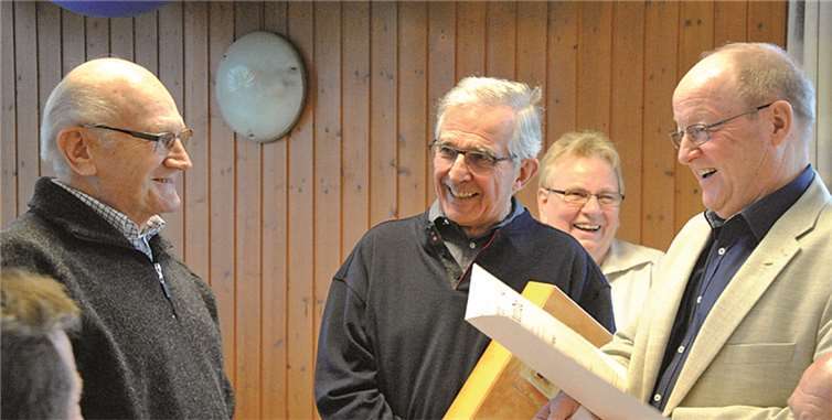 (v.l.) Josef Hanel, Jens Klenke (zweiter Vorsitzender), Heidi Eytel (Schriftführerin), Günter Eytel (erster Vorsitzender). privat