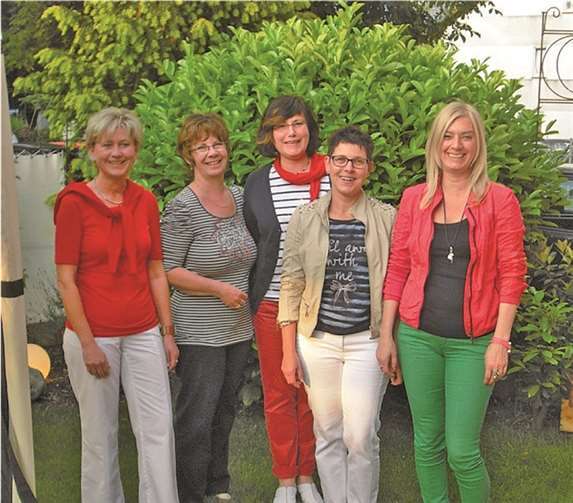 (v.l.) Jutta Kretzer-Ringel, Claudia Nemnich, Ingrid Kasper, Marion Mathy und Christel Mathy. privat