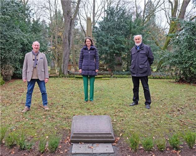 v.l. K. D. Boden, ID Fürstin Isabelle zu Wied, Hans Joachim Feix .Foto: Stadt Neuwied