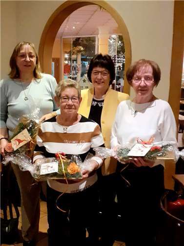 (v.l.) Karin Nachtsheim, Rita Schäfer, Karin Becker-Schmitt und Marie-Luise Schäfer.  Foto: Sonja Mohr