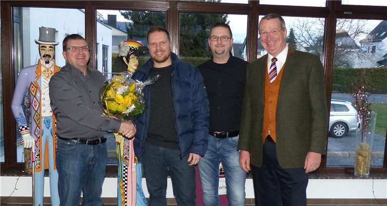 (v.l.): Karl Hanenberg, Oliver Grunzke, Guido Lenzen, Hans-Otto Schade. Foto: privat