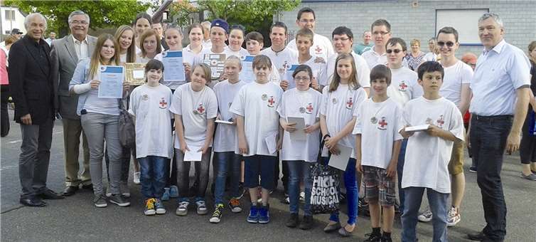 Kreiswettbewerb des Jugend- rotkreuzes in der Grundschule 