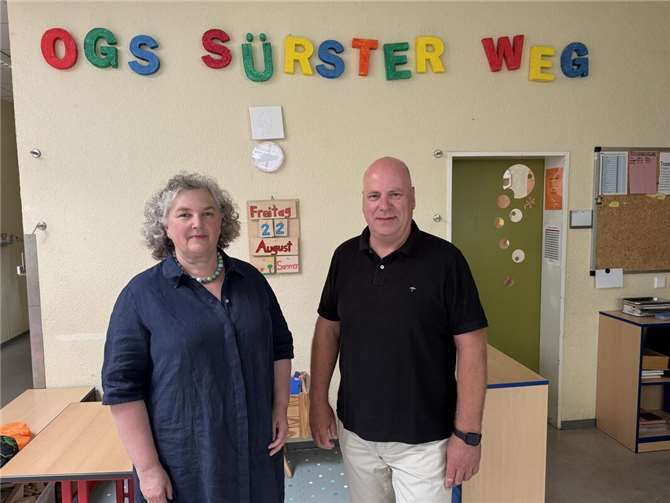 (vl.) Kristin Schulte Beckhausen (2. Vorsitzende) und Joachim Schneider (1. Vorsitzender) vom Verein Carpe Diem e.V.  Foto: privat