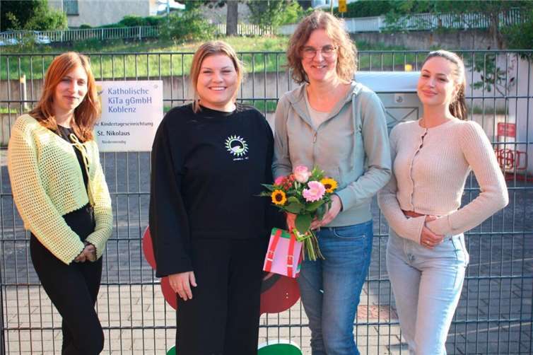 (v.l.) Lena D‘Avis, Sarah Thiele, Daniela Boes und Selina Schneider.