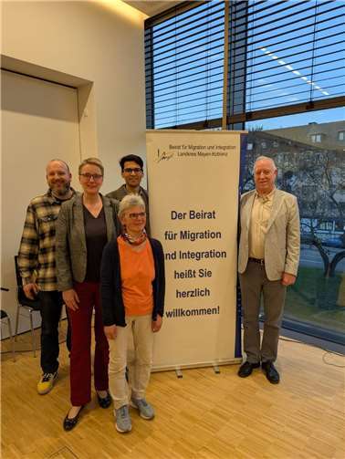 (v.l.) Maik Krüger, Sabine Granzow, Osama Rahhal, Marie-Odile Ronez, Klaus Meurer..  Foto: Maik Krüger