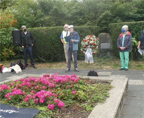 v.l.: Manfred Pohlmann, Rüdiger Hof, Günter Salz, Inge Rockenfeller und Susanne Kudies.