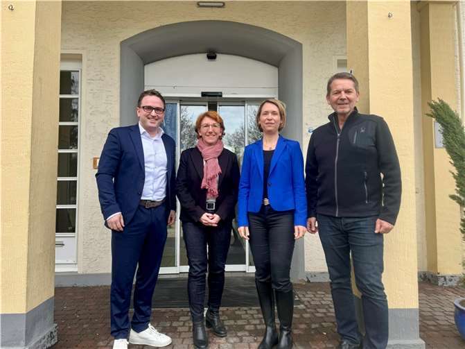 (v.l.) Marcel Caspers, Susanne Müller, Esther Zimmermann und Peter Busch. Foto: Lisa Fischer