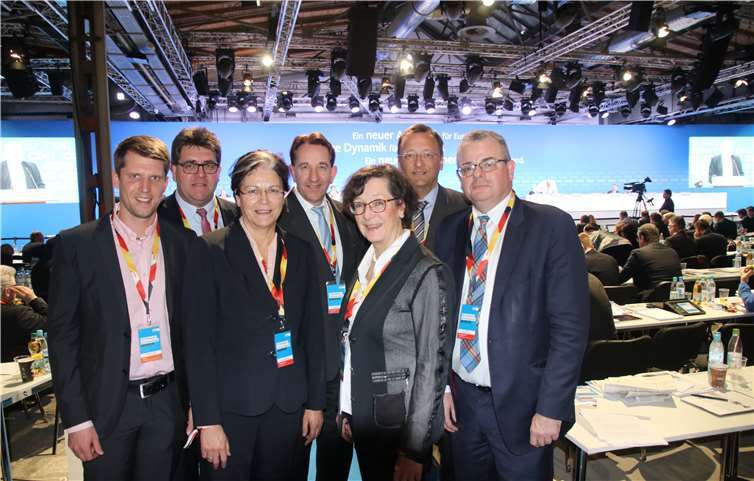 (v.l.) Marcel Willig, Udo Rau, Ute Hahmann-Keitsch, Matthias Lammert, Jutta Krekel, Josef Oster und Dr. Andreas Nick.CDU Kreisverband Rhein-Lahn