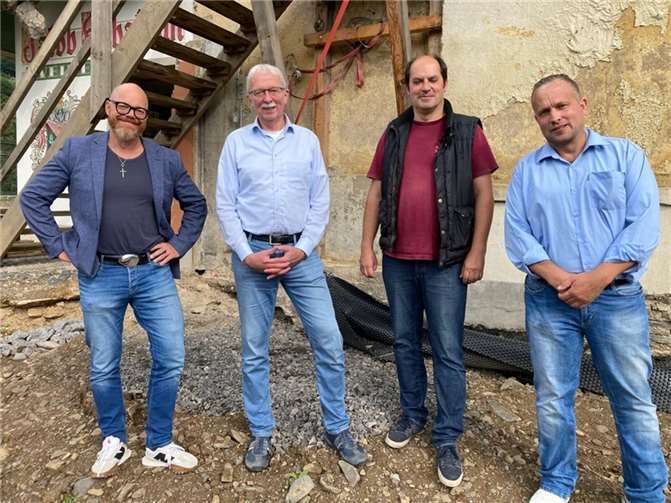 (v.l.) Martin Kallweitt, Michael Frisch, Christoph Sebastian und Nico Prell.  Foto: privat
