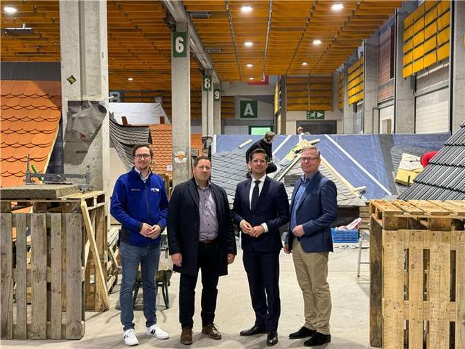 (v.l.) Martin Krick, Arnold Waschgler, Christian Altmaier und Rolf Fuhrmann.  Foto: Marcel Schäfer