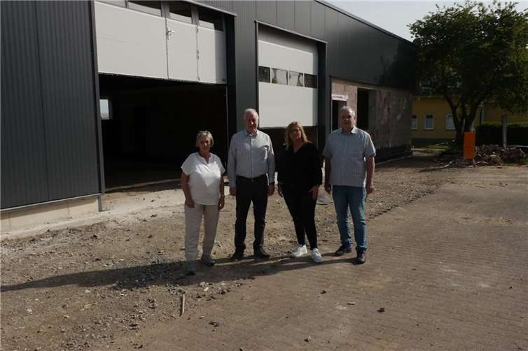 (v.l.) Martina Kolbinger, Klaus Meurer, Manuela Bork, Rainer Leyendecker.  Foto: Rainer Leyendecker