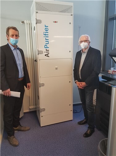 (v.l.) Maximillian Mumm (Bürgermeister VG Maifeld) und Udo Klein (SPD Grafschaft). Foto: privat