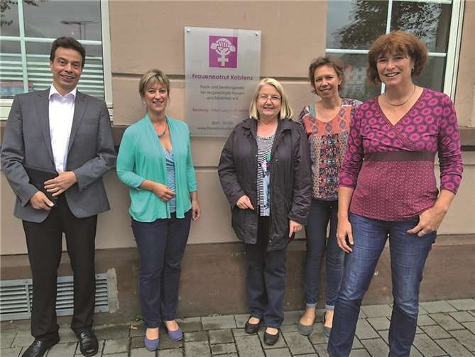 (v.l.) MdL Andreas Biebricher, MdL Anke Beilstein, MdL Hedi Thelen, Franziska Godlewsky, Conniy Zech. Privat