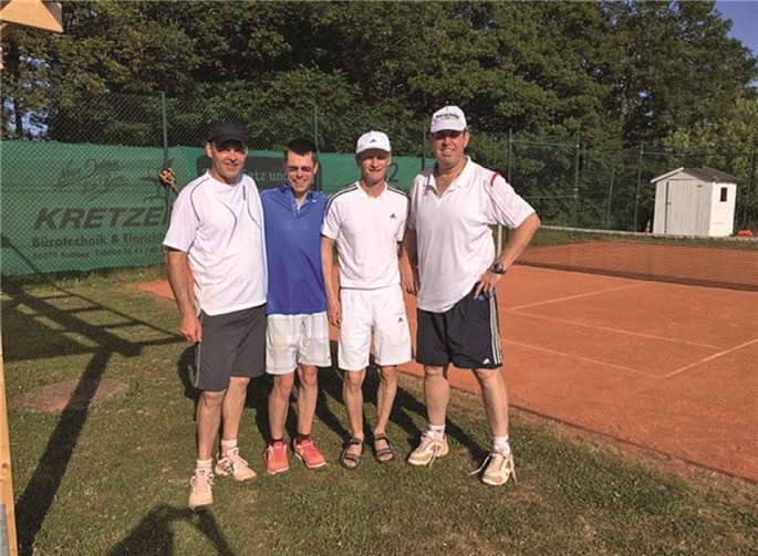 (v.l.) Michael Auer, Jörg Lubetzki, Gerhard Coors, Walter Hain. privat