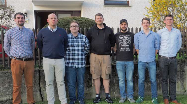 (v.l.) Niklas Orth, Stefan Radermacher, Joe Seidel, Nico Schmitz, Justus Schlagwein, Marcel Jonas, Christian Richard.privat