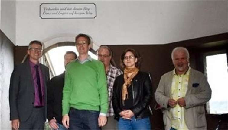 v.l.: Norbert Bahl (Urmitz), Florian Garzombke, Henning Wirges, Karl-Heinz Esch, Meike Schremmer und Ferhat Cato (alle SPD-Engers). Foto: SPD