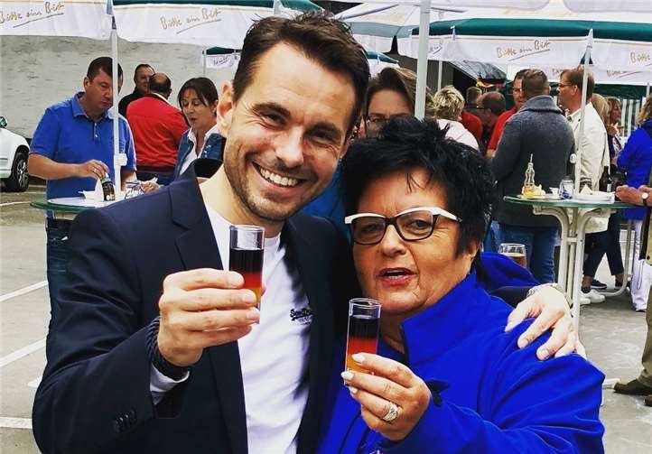 (v.l.) OB Langner und Obermöhn Petra Engel. privat