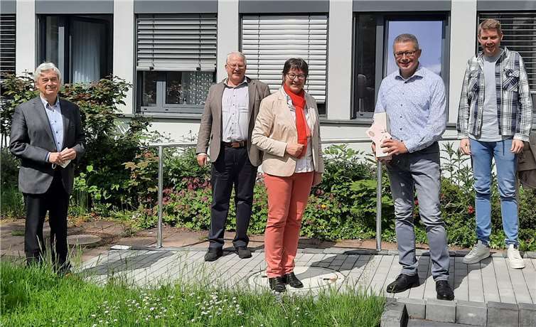 (v.l.) Paul Adams, Joachim Euler, Gisela Hein, Hans-Dieter Wirtz und Tobias Leuning. Foto: privat
