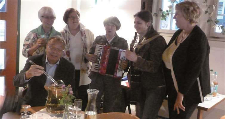 (v.l.) Peter Eschweiler, Mechtild Nikolaus, Birgit Willkens-Borbe, Hedwig Schmitt-Wojcik, Angelika Patalas, Ulrike Eschweiler.privat