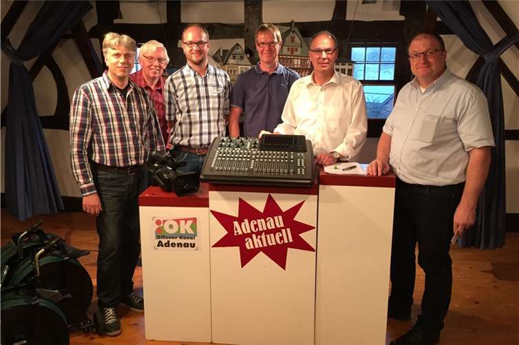 (v.l.) Peter Seuter (Vorsitzender ABK), Peter Bell (Geschäftsführer ABK), Dominik Skiba (stellv. Vorsitzender ABK), Bernd Backes (Wirtschaftsförderung VG Adenau), Arnold Hoffmann (Bürgermeister der Stadt Adenau), Guido Nisius (Bürgermeister der VG Adenau).Michael Werner