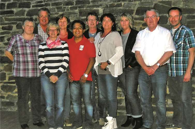 (v.l.) Petra Bollig, Werner Bollig, Edith Wendt, Elvira von Sturm, Carlos Schellschmidt, Uwe Steinbüchel, Vorsitzende Anja Zavelberg, Ines Steinbüchel, Hann-Jörg Limbach und Thomas Zavelberg.privat