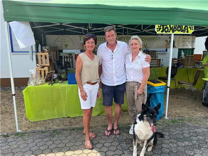 (v.l.) Petra Schneider MdL mit Claus-Peter und Irene Krah.  Foto: privat