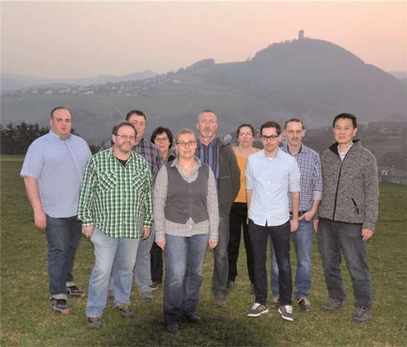 (v.l.) Ralf Dietzler, Heinz Löhr, Marco Mather, Hedwig Schüller, Anja Schüller, Ralf Becher, Agathe Groß, Philipp Hergarten, Ulrich Hergarten, Dr. Hong-Boe Tjiong. privat