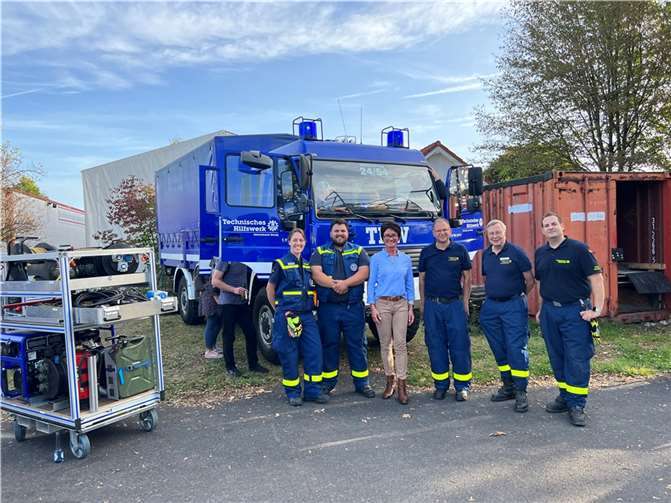 (v.l.) Rebecca Siegsmund, Kerim Lux-Witt, Petra Schneider, Daniel Gronwald, Frank Schulze und Fabian Simanzik.  Foto: Petra Schneider MdL