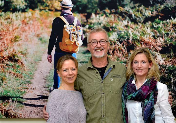 (vl. ) Silke Virajá Göbel, Frank Förster und Sonja Friesenhahn freuen sich auf eine gemeinsame Zukunft als Praxisteam. TFR