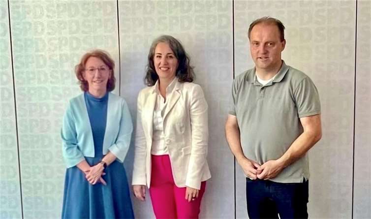 (v.l.) Susanne Müller, Bianca Biwer und Michael Simon.  Foto: Lisa Fischer