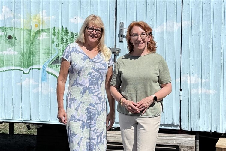 v.l. Ulrike Michelt, Susanne Müller