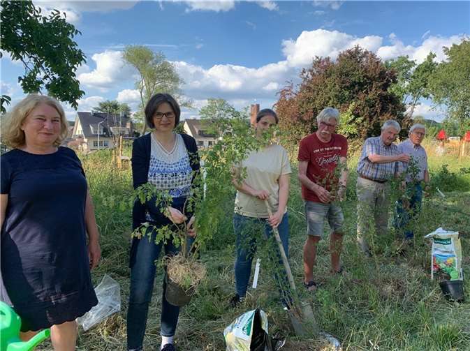 (v.l.) Ursula Koll, Karin Joachim, Annalena Di Carlo, Willi Smits, Werner Kasel, Fritz Langenhorst.  Foto: privat