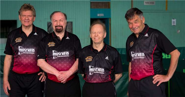 v.l.: Uwe Stendebach, Dr. Ingo Stierle, Friedhelm Paus und Hans-Martin Scheugenpflug. Foto: privat