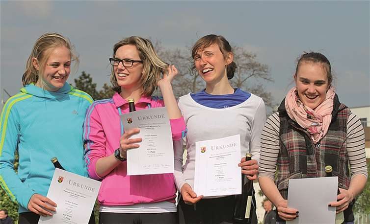 (v.l.) Vanessa Strohe, Tamina Zinn, Annika Jüttner, Tabea Schenke.  Privat