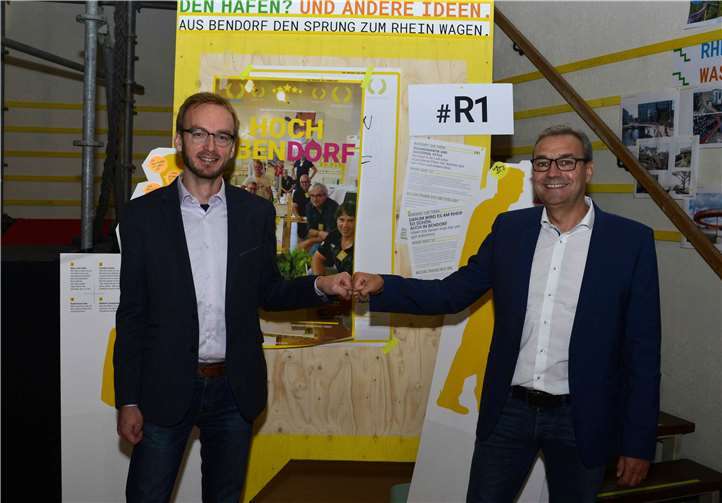 vl. Vorsitzender Uwe Sigismund (Blickpunkt Bendorf) und Vorsitzender Henning Deuster (Aktiv-Sayn). Fotos: TFR