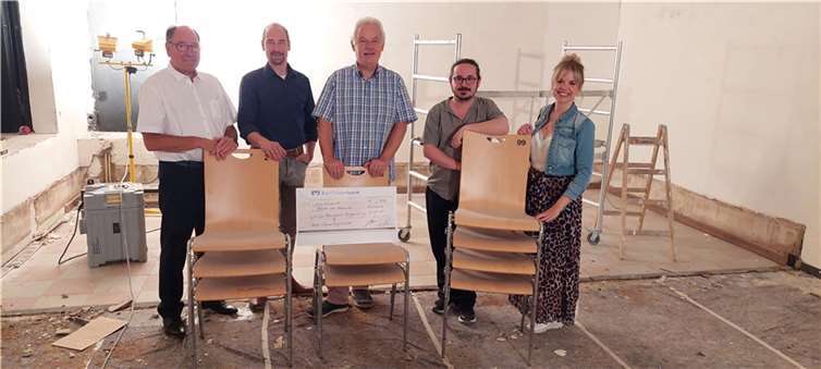 (v.l.) Wilfried Hein, Christoph Hein, Stefan Raetz, Raoul Migliosi und Christina Stephan.  Foto: privat