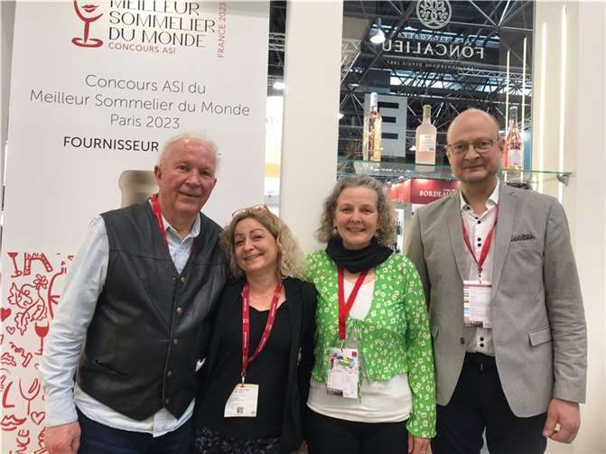 (v.l.) Willi Brück, Severine Nougue-Lassere, Andrea Justen und Dirk Justen.  Foto: privat