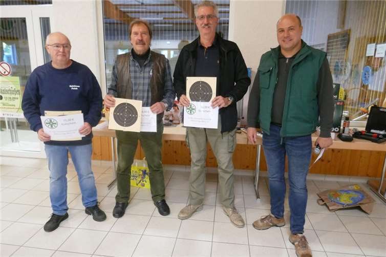 (v.l.) Wolfgang Hemb, Hans Krechel, Guido Kneis und Christoph Nolden