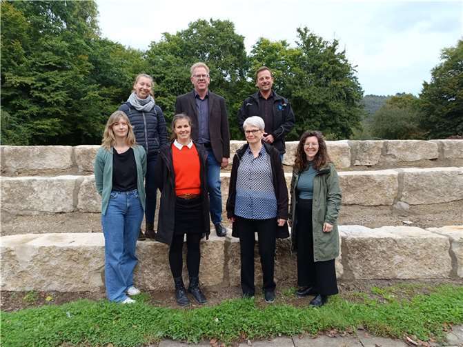 v.l. (oben) Friederike Schumacher, Marcus Wald, Björn Ingendahl, (unten) Svenja Bertram, Chantal Zinke, Dr. Cornelia Andersohn, Jennifer Ritter.  Foto: Friederike Schumacher