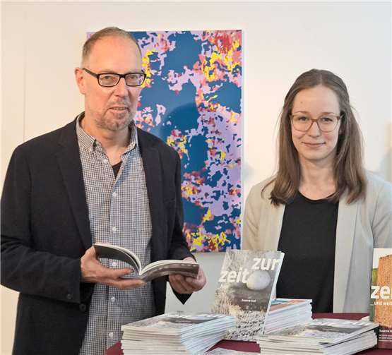 (v.l.).Museumsdirektor Bernd Willscheid, Ann-Kathrin Hinz M. A. und Susanne Krell. Foto: Roentgen-Museum Neuwied